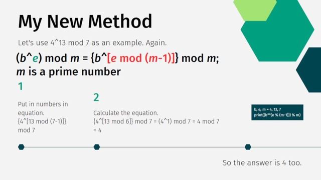 Faster Way To Calculate Modular Exponentiation For Encryption | Vorapon смотреть онлайн