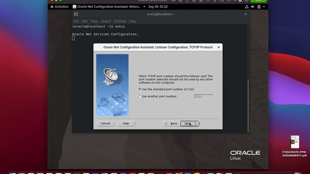 Oracle Database - Create a new listener смотреть онлайн