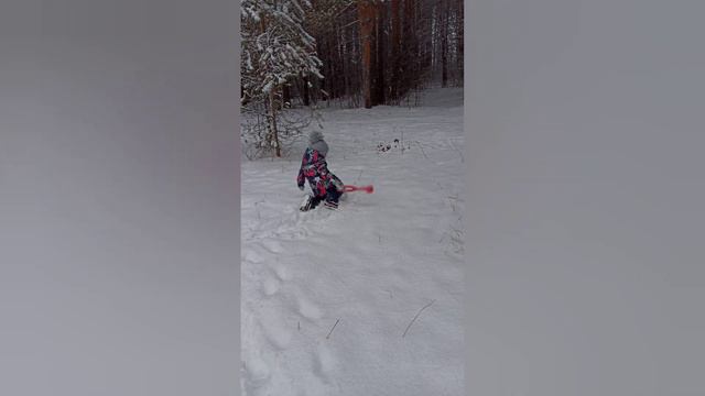 А к нам пришла зима ❄⛄/And winter has come to us ❄⛄ смотреть онлайн
