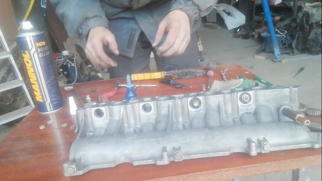 Глушим заслонки впускного коллектора Astra H 1.9 Jamming the intake manifold flaps смотреть онлайн