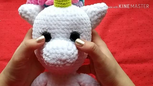 Видеоурок #9 Утяжка глазок вязаной игрушки амигуруми единорожки смотреть онлайн