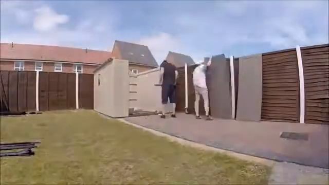 Сборка сарая Factor 8x11 KETER смотреть онлайн