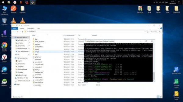 Сборка проекта на Vite Js