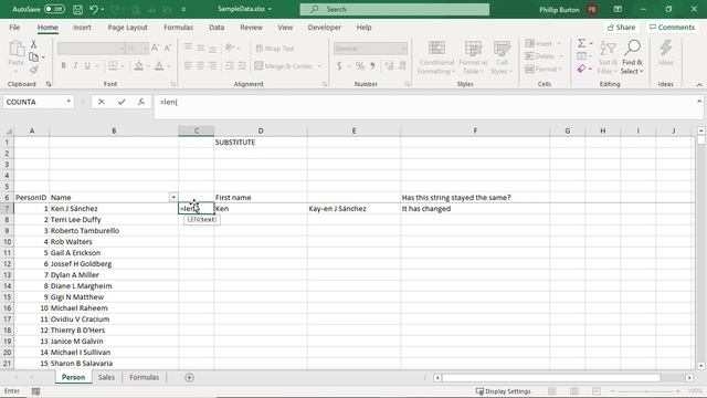 Excel Text Functions 3 - the SUBSTITUTE function смотреть онлайн