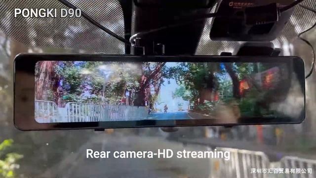 pongki D90 - Video with Android 8.1 Dash Cam 12 Inch GPS ADAS Car Video DVR смотреть онлайн