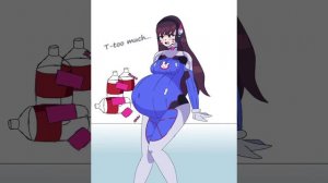 [Vore] D.Va Full of Soda and Prey