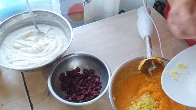 готуємо дуже смачну сирно-гарбузову запіканку. смотреть онлайн