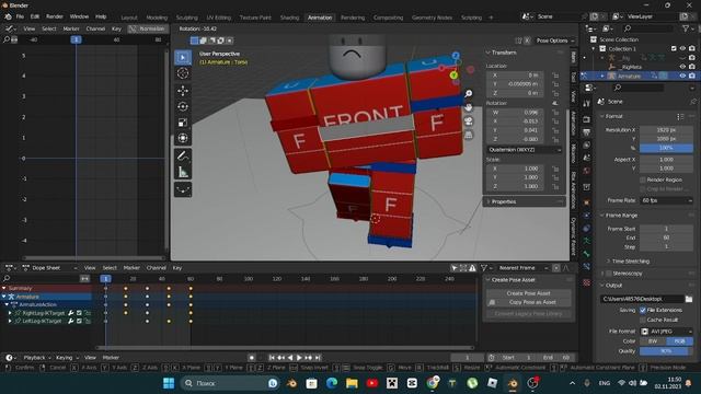 как создать роблокс анимацию в блендер/роблокс анимация смотреть онлайн