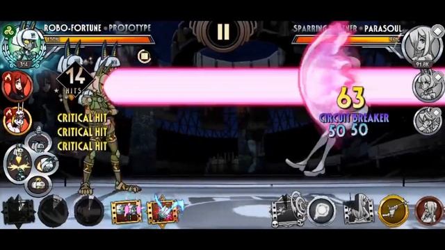 Skullgirls Mobile | One Combo With Every Character... Yet Again! смотреть онлайн
