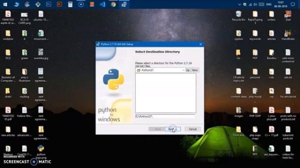How to Install Python 2.7 on Windows 10 & add to system path