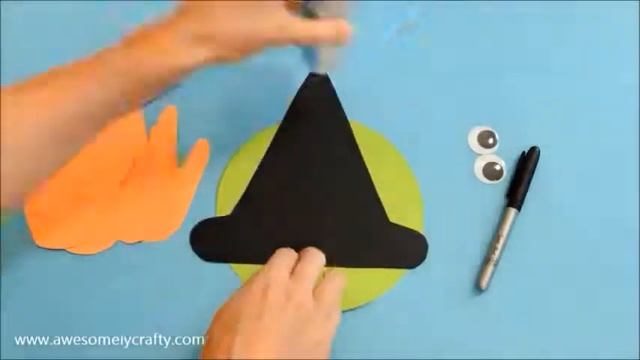 Hand Print Witch Face Craft | Halloween Craft for Kids | Easy Kids Craft | Halloween Witch Craft смотреть онлайн
