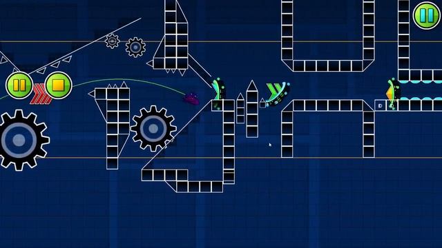 My part in MACHINEGUN (unfinished)| Geometry Dash смотреть онлайн