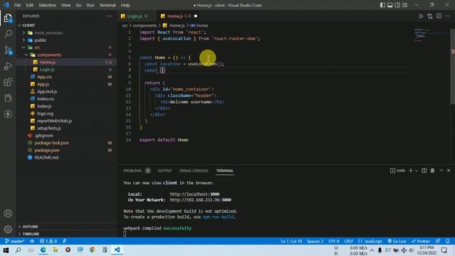 How to pass state from one component to another using useNavigate hook | Hindi Tutorial смотреть онлайн
