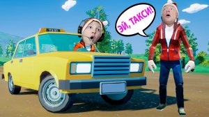 ТАКСУЕМ на ВАЗ 2107 !!! НАС Подрезал ЛИХАЧ в MOTOR TOWN