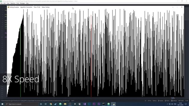 Python Sorting Algorithms Visualised - 11 Sorting Algorithms смотреть онлайн