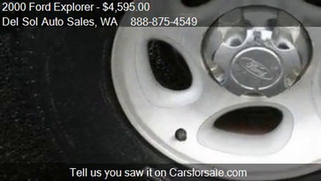2000 Ford Explorer Sport 4WD - for sale in Everett, WA 98208 смотреть онлайн