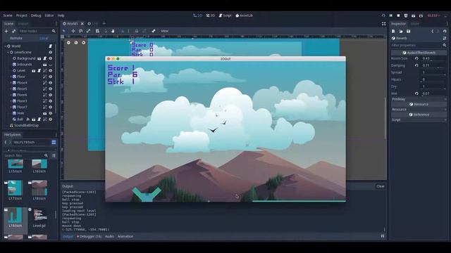 Quick Overview of my Free 2D Puzzle Golf Game (link in description) смотреть онлайн