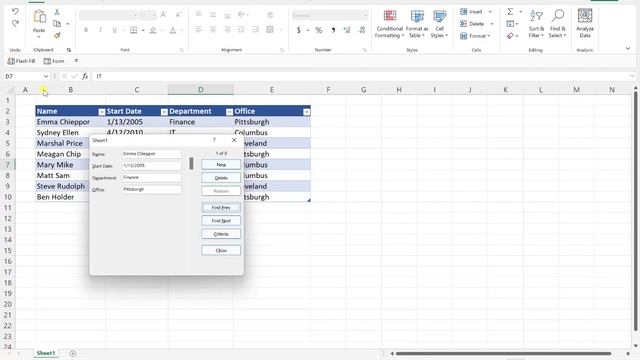 How to Create a Simple Data Form in Excel (EASY & NO VBA) смотреть онлайн