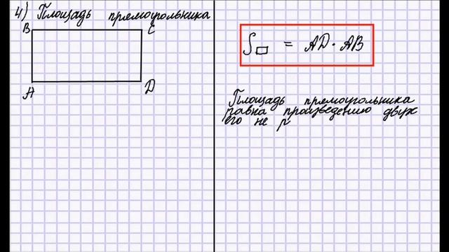 Урок 15. Геометрия. Самые распространенные формулы для нахождения площадей различных фигур. смотреть онлайн