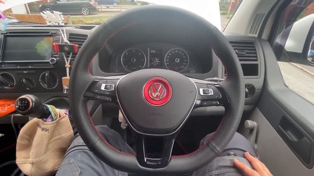 How to remove and refit steering wheel and airbag on VW transporter T5.1 смотреть онлайн