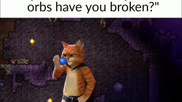 Terraria Meme: “Dude how many shadow orbs have you broken?” смотреть онлайн