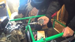 Замер компрессии на мотобуксировщике/двигатель(Lifan 192F-2D) мощность 18.5 л/с