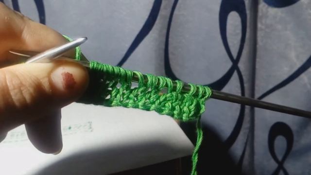 Узор "Павлиний хвост". Вязание спицами. смотреть онлайн