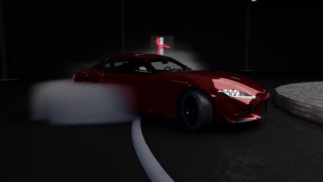 toyota supra red color blender#supra #supercars смотреть онлайн