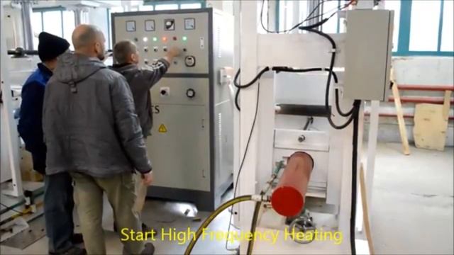 Гидравлический пресс для производства гнуто-клееных изделий с ТВЧ генератором VP-20/10TH смотреть онлайн