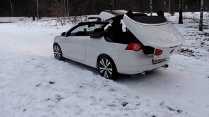 VW EOS фольксваген еос, открытие крыши