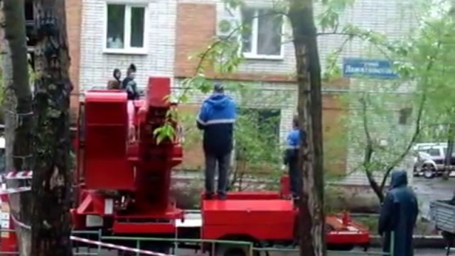 Взрыв газа в доме по улице Даниловского 14а г.Хабаровск (спустя 26 часов)