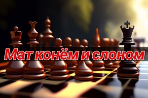 Как поставить мат конём и слоном, метод TWIX, шахматы
