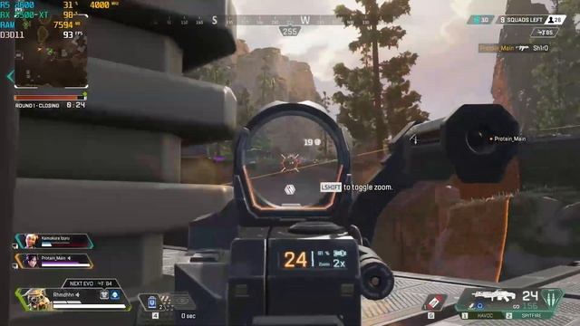 Apex Legend Season 8 | Ryzen 5 2600 + RX 5500 XT 8GB | High Auto Setting смотреть онлайн