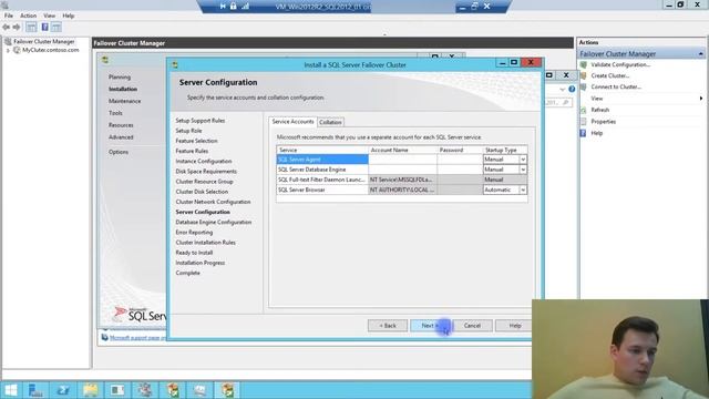 SQL Server Failover Cluster Installation Step By Step. Установка и конфигурация смотреть онлайн
