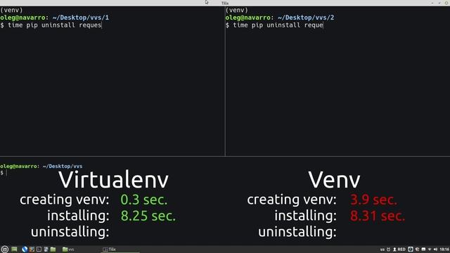Python Virtualenv vs Venv - side by side comparison смотреть онлайн