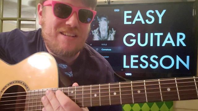 How To Play Comatose Jadn // guitar lesson beginner tutorial easy chords смотреть онлайн