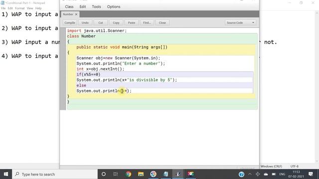 (Practical) Java Programs using Conditional Statement | If - else | Part-1 смотреть онлайн
