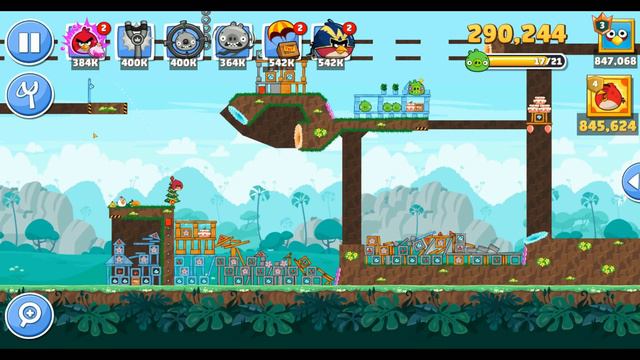 Angry Birds Friends All Levels Tournament 1159 Highscore POWER-UP walkthrough смотреть онлайн