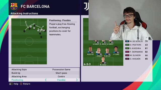 PES 2021- BEST CUSTOM FORMATION 4-3-1-2 (4-1-2-1-2) TUTORIAL - BEST TACTICS & INSTRUCTIONS смотреть онлайн