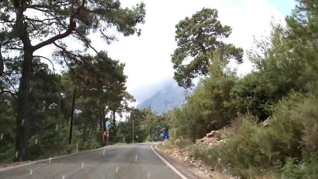 Панорама на Анталию район Сарысу и Хурма . Через горы едем в Кемер по другой дороге . смотреть онлайн
