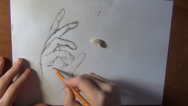 Как рисовать руки человека. Пошаговое рисование. Урок рисования. смотреть онлайн