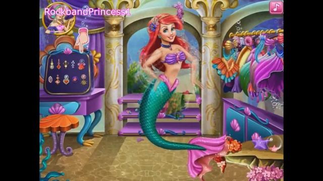 Ariel Games For Girls - Ariel Dress Up Games смотреть онлайн