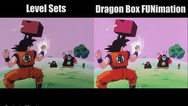 Dragon Ball Z Level Sets vs Dragon Box FUNimation comparison (Original Broadcast Audio) ep 21 смотреть онлайн
