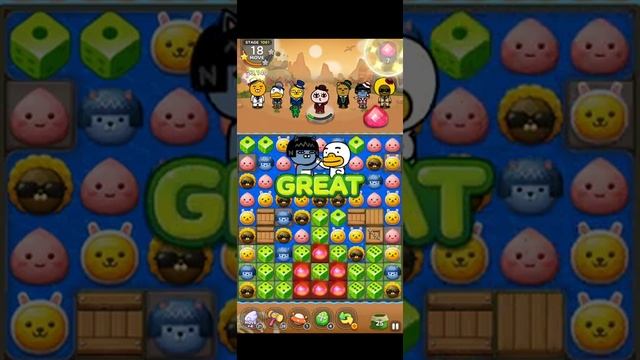 Friends Gem for kakao : Match 3 Puzzle Adventure Stage 1061 смотреть онлайн