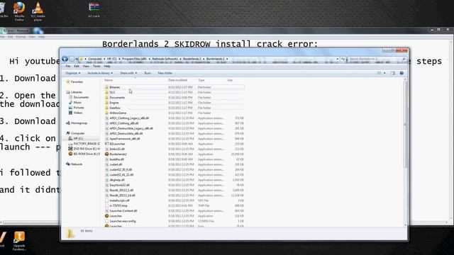 Borderlands 2 Skidrow install/crack Error!!! HD 1080p смотреть онлайн