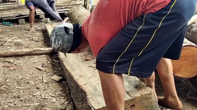 Besar.!! kayu paling ringan dan lembut di libas habis tak tersisa operator sampe kaget смотреть онлайн