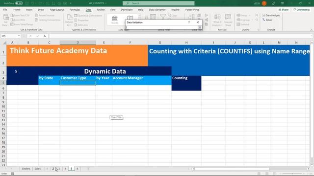 Excel COUNTIFS (Better Version of Countif) Counting with 6 Criteria Methods using Name Range смотреть онлайн