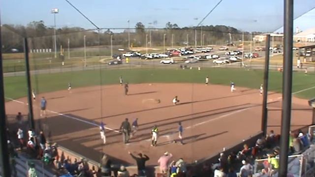 Excel first baseman lines first pitch over RF fence for grand slam HR 3-21-21 смотреть онлайн