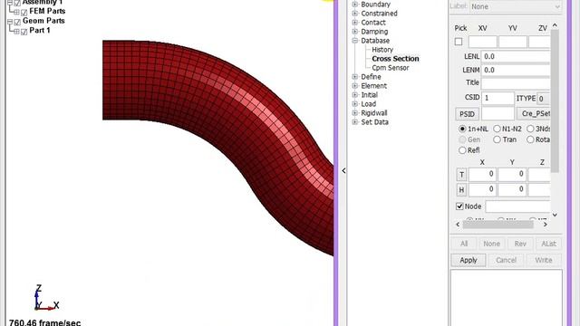 LS-PrePost Workshop11 - Create a Cross Section смотреть онлайн