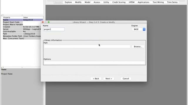 SAS Enterprise Miner - Library and how to access a folder смотреть онлайн